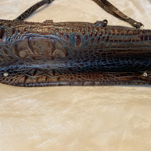 Brahmin Crocodile-Embossed Shoulder Bag - Picture 4 of 15